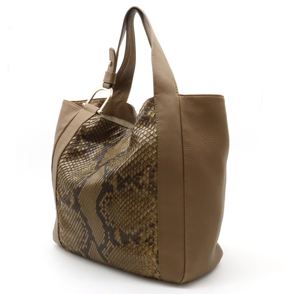 Gucci Large Bag Python Brown - Picture 2 of 8